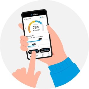 Kubios HRV app, taking a readiness measurement