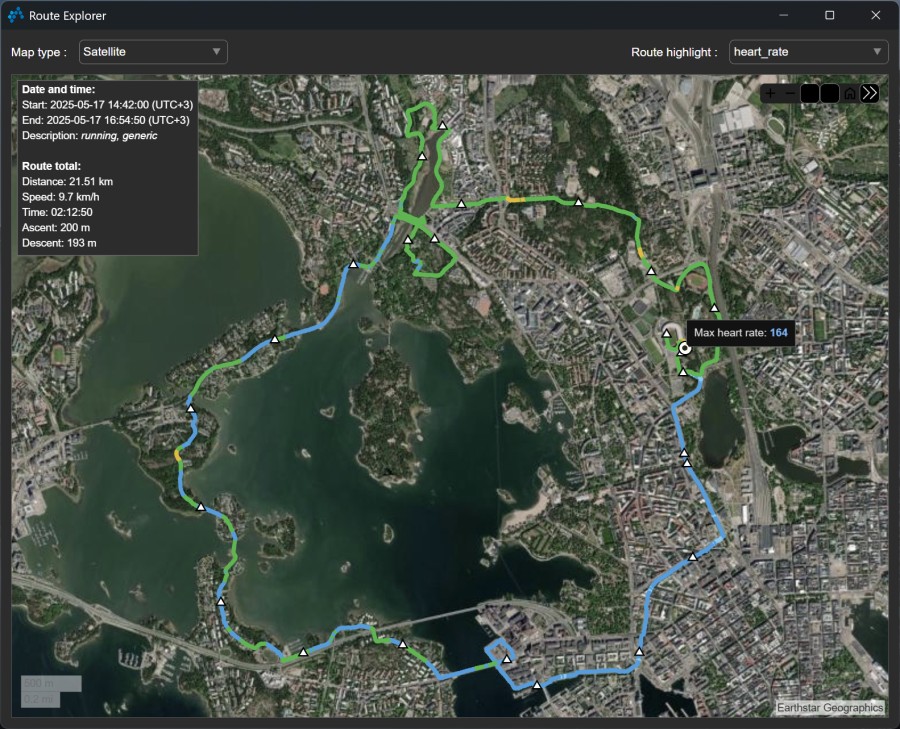 Route explorer